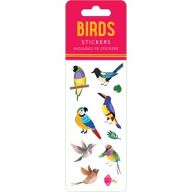 Birds Sticker Set (6 Different Sheets of Stickers!), 2 1/2 x 7 1/8