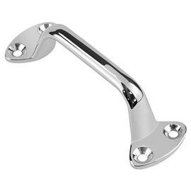 Bath Grab Bar - 6 Inch Stainless Steel Shower Grab Bar for Bathroom Safety for Seniors, Elderly, Disabled and Handicap - Stairway and Yacht Handle for Extra Support(Screws Not Included)