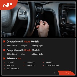 A-Premium Ignition Starter Switch Compatible with Acura & Honda Vehicles - Civic 1998-2000, Integra 1998-1999 - 5 Blades, Replace# 35130S04305, 35130S02E01