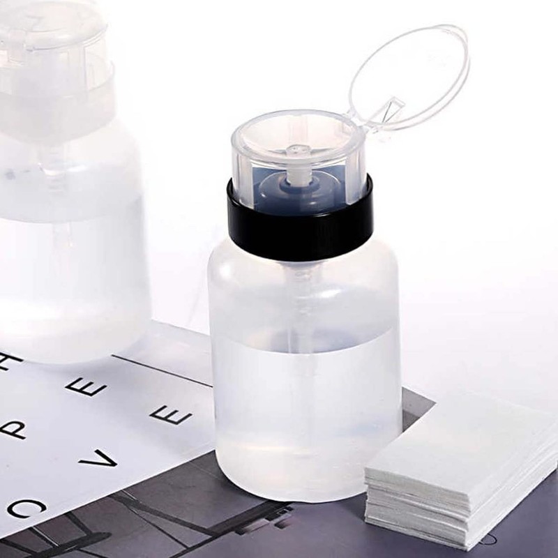 Nail Polish Remover Pump, YAMYONE 2 Pack Acetone Pump Dispenser,
