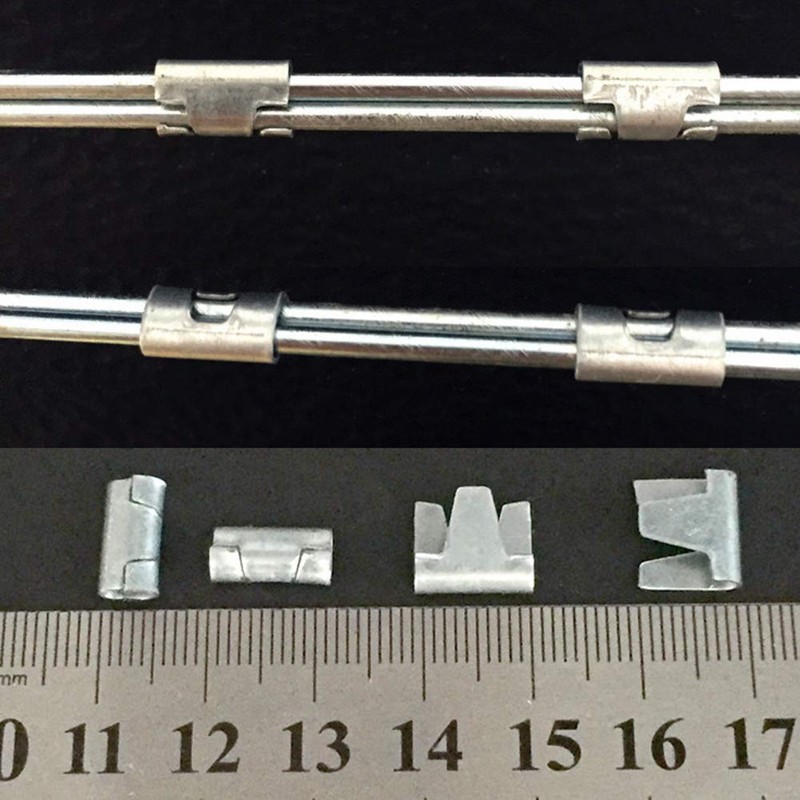 Wire Cage Clips 200pcs Wire Cage Buckle Snap Clips for