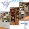 PAGOW 3mm 1/8 Inch Shelf Support Peg, Clear Cabinet Shelf