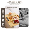 Kssiaz Couch Arm Tray, Bamboo Sofa Tray Table for Couch,