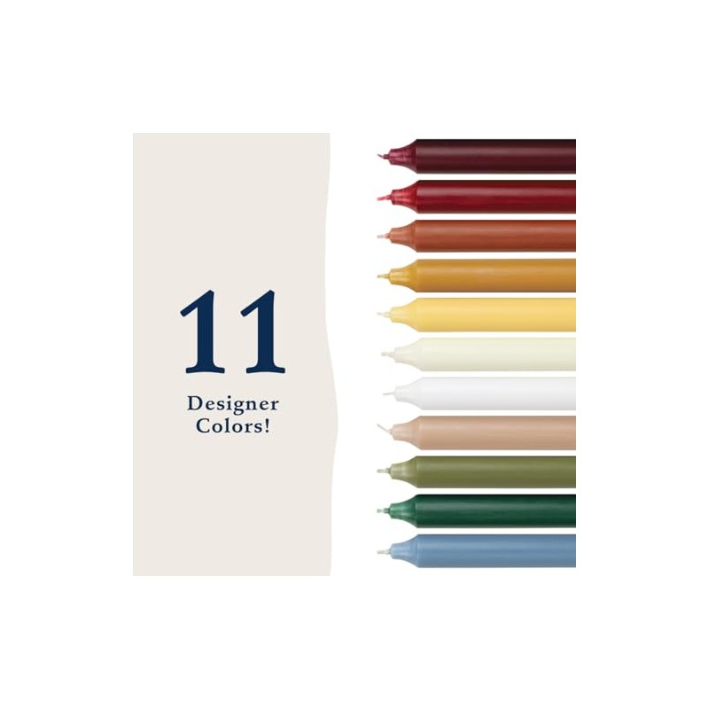 Northern Lights Candles - 10" 12pk Tapers - Caramel -