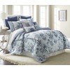 Amrapur Overseas | Farmhouse 8-Piece Floral Comforter Set (Queen)