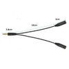 Earphone Splitter Cable, Earphone Jack, Callable, Bifurcated, 3.5mm Distribution Cable,