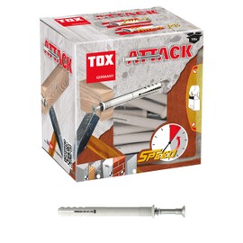 TOX Nail wall plug Attack 8x120 mm, 50 pieces, 017102271