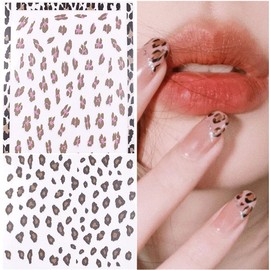 8PCS Metallic Nail Art Sticker Decal 3D Self-Adhesive Thorn Flame Snake Irregular Star Moon Sun Butterfly Stripe Gold Silver Nail Stickers for Women DIY French Nail Decals Supplies Manicure Decoration