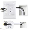 KOHUIPU TV Cable Hider wall kit in wall Cable Management