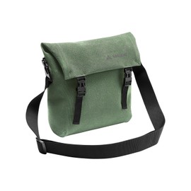 VAUDE Augsburg IV S Bicycle 2-in-1 Handlebar Bag & Handbag, 6 Litres, with Shoulder Strap, Waterproof Welded, Made in Germany, Willow Green, One Size