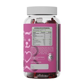 solanum Belabear Colágeno + Biotina con Vitamina A, C, D3, Ácido Fólico 150 Gomitas de 2,8 g c/u