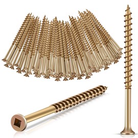 Dreyoo 50 Pcs Repair Floor Screws, Universal Screws for Floor Repair Fit Hardwood/Vinyl/Carpets, Wood Gap Fixer Compatible with 3233, Bolt Assortment Sets