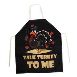 FELTECHELECTR 1pc Thanksgiving Design Oil Apron Neck Strap for Bbq Grilling and Home Cooking Unique Kitchen Supply for Family and Friends
