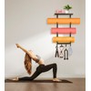 NANXITU Yoga Mat Holder Wall Mount,Workout Storage Organizer for Home
