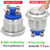 UL Listed 19mm High Momentary Push Button Switch 3/4", IP67