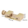 MUNEFE Brass Steel Ruler, Brass Marking Tool, Marking Gauge Stop