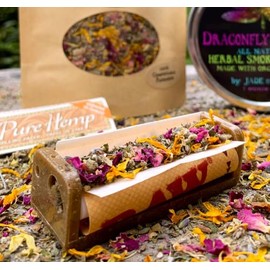 Jade & Pearl Dragonfly Dreams Herbal Smoking Blend (1 oz. compostable pouch)