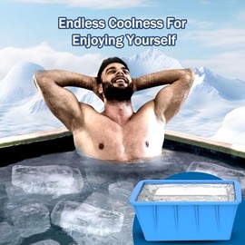 Moldes extragrandes para bloques de hielo, paquete de 4 moldes de silicona para cubitos de hielo ...