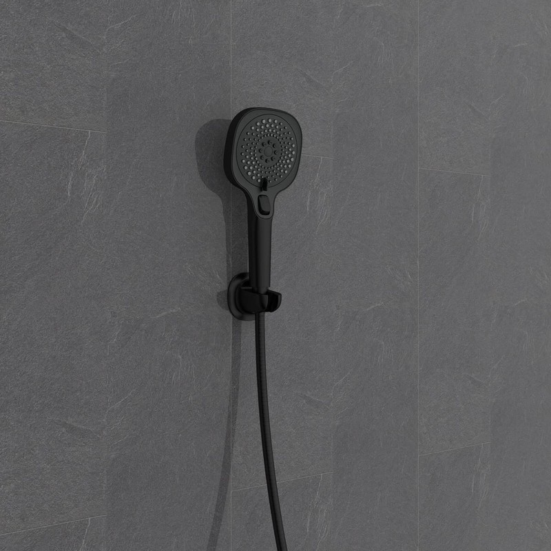 WENKO Libertà Shower Head Holder Black