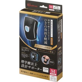 Iris Ohyama Knee Supporter, Sports, Short for Knees, Medium, Physical The Design, Unisex