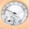 Wood Sauna Thermometer, Sauna Room Hygrometer Thermometer Digital Sauna Temperature