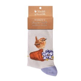 Wrendale Designs WD-SOCK025 Women's Socks Wren, multicoloured, One size fits all