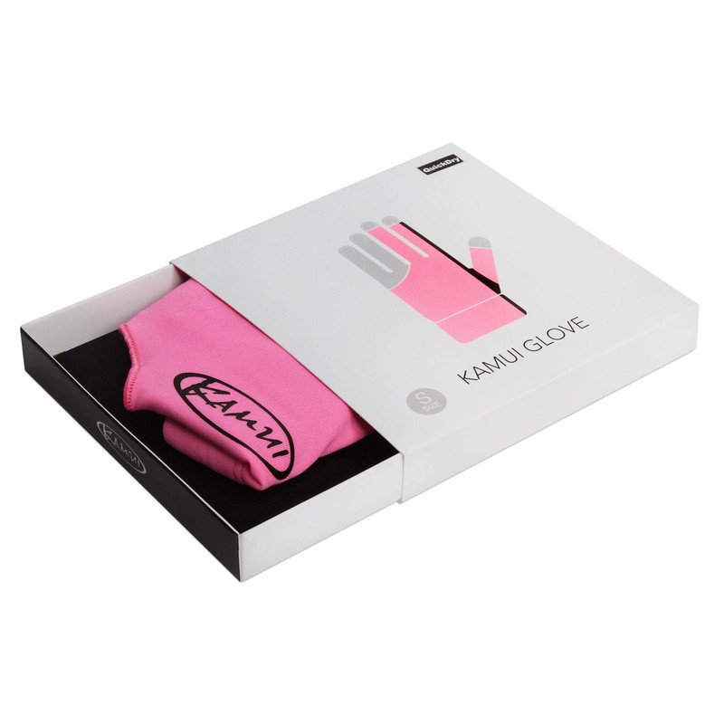 KAMUI Billiard Glove - Quickdry - for Left Hand (Pink,