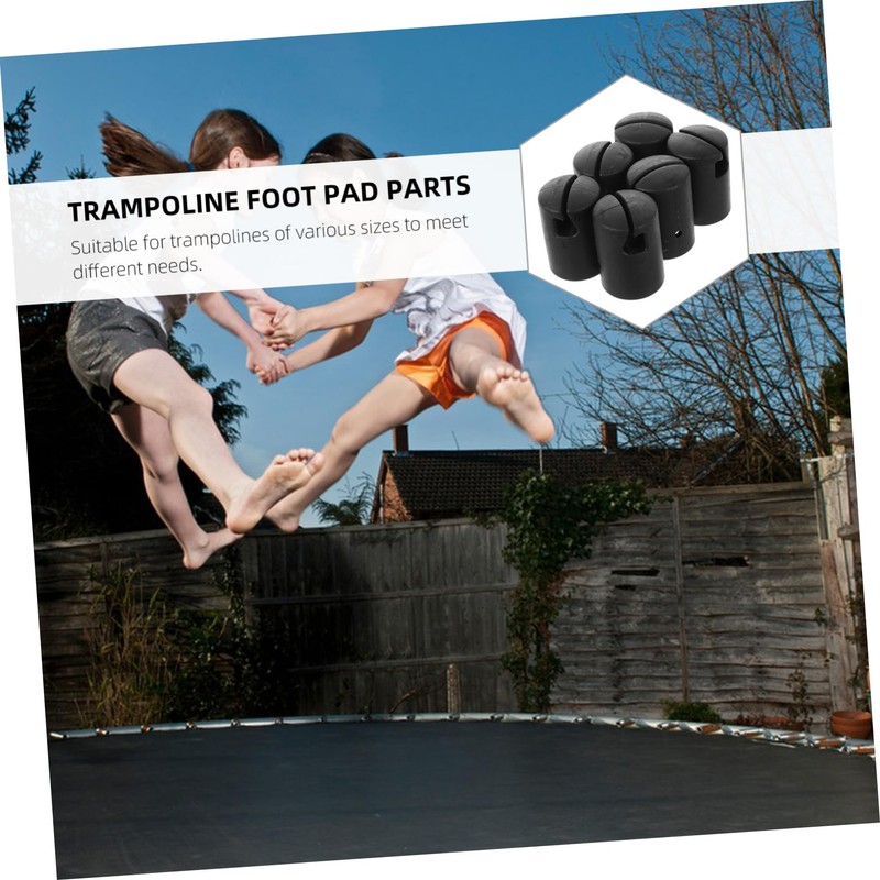 SUPVOX Trampoline Rod Covers Plastic Fit for Trampoline Poles Replacement