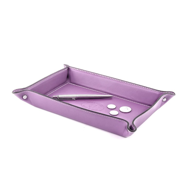 Belcraft Orvieto Leather Tray Handcrafted in Classic Italian Style, Tidy