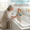 Non-Slip Silicone Bathtub Mat, Foldable Bath Tub Mat, 14.9 x