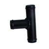 HCHCSPEED Universal 1" Aluminum Coolant T-Pipe Fitting 3-Way Radiator Fitting