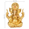 Indian Ganesha Statue Elephant Hindu God Sculpture Resin Decorative Indian