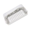 Stainless Steel Butter Cutter Box Cheese Storage Container with Transparent