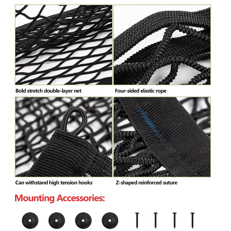FixSac Storage Net for Cargo Vans, Motorhomes, Mobile Homes, Caravans,