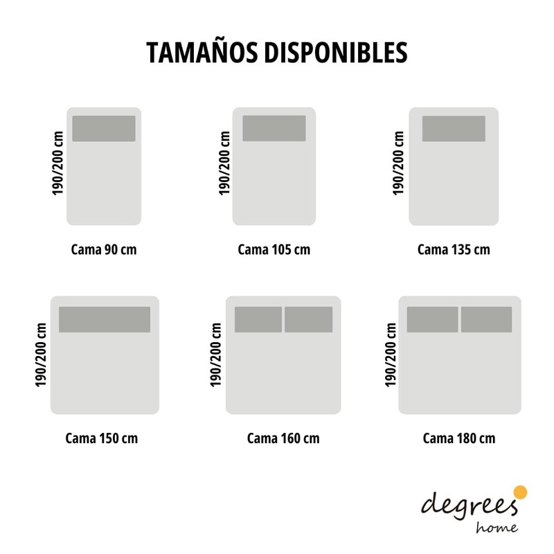 Degrees Home Collection - Fitted Sheet 180 x 190 x