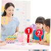 ARTIBETTER 10Pcs Multi Use Scoreboards Handheld Score Paddles for Voting