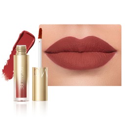 FOCALLURE Velvet Lip Lacquer Lightweight Matte Liquid Lipstick, Soft Matte Lip Cream, Lip Glaze, Long Lasting No Fading Non-stick Cup Lip Gloss