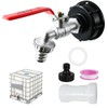 LINSOCLE IBC Tank Outlet Tap 3/4 Inch for 1000L Water