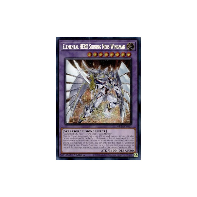 Elemental Hero Shining Neos Wingman - MP24-EN062 - Prismatic Secret