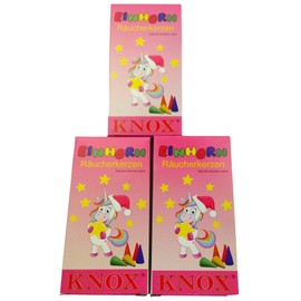Unicorn Incense Cones with 24 Incense Cones Pack of 3