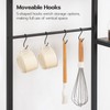 HOOBRO Large Bakers Rack with Power Outlets, 6-Tier Microwave Stand