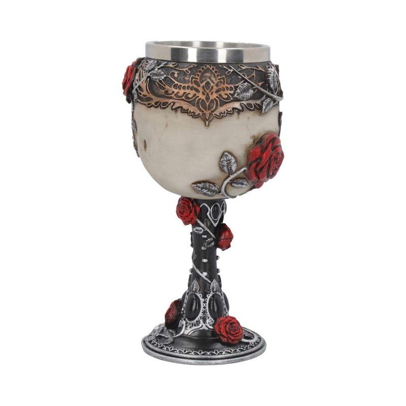 Nemesis Now Black Gothic Roses Goblet 18cm, us:one Size