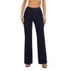 FLYING BANANA Women's High Waisted Wide Leg Baggy Stretch Denim