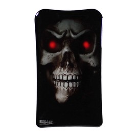 BIKE-label Tank Pad Small 3D Motorcycle Tank Protector Skull Black Death X500139VA