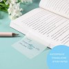 Jiemay Transparent Sticky Notes Pad 3x4 Inch, Clear Sticky Notes