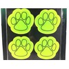 Reflective High Visibility Safety Stickers - Paws Pack of 8
