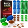 72 Pack Roach Bait Indoor Infestation, Powerful Attraction Cockroach Bait