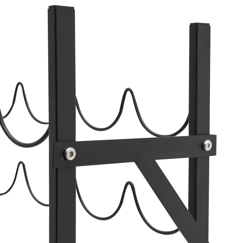 10 Tier Wine Rack, Stackable Freestanding Floor Mount Wine Holder