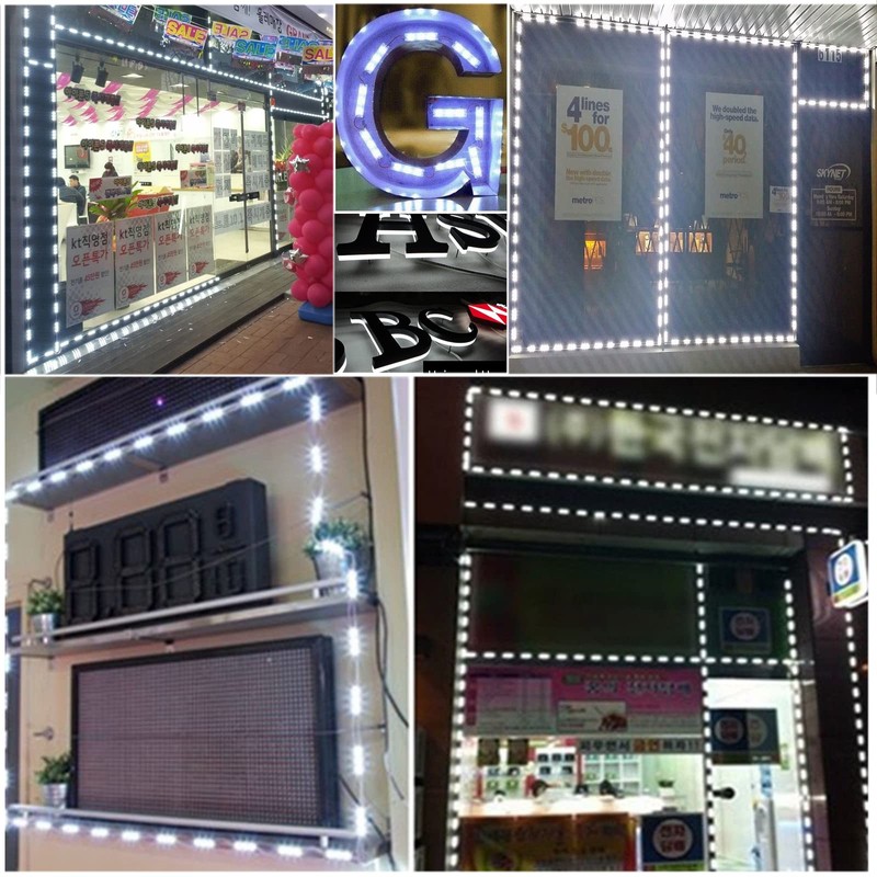 EAGWELL Storefront Lights 40 FT 80 Pieces Store Window LED