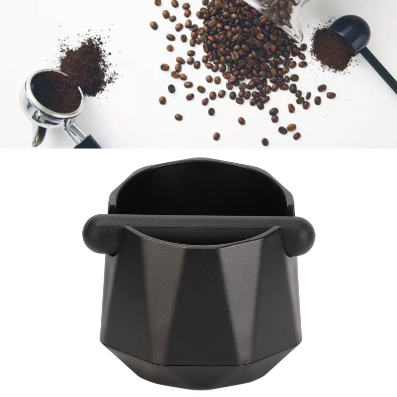 Coffee Knock Box ABS Black Non Slip Multifunctional Coffee Grind